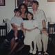 Christmas in the Philippines in the early ’90s. Clockwise from top right: my father, William Branigin; me; my brother, Michael; and my mother, Bing.